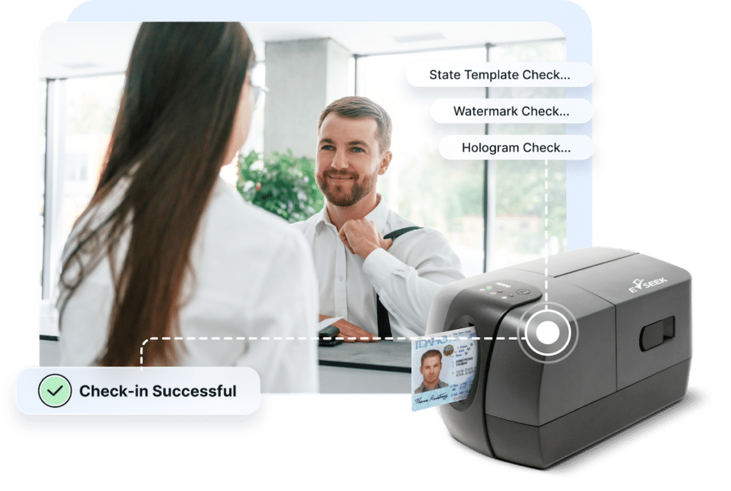 ID scanner for hotels