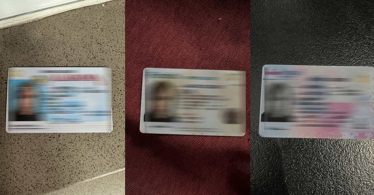 Testing AI-generated fake IDs against our digital identity verification software