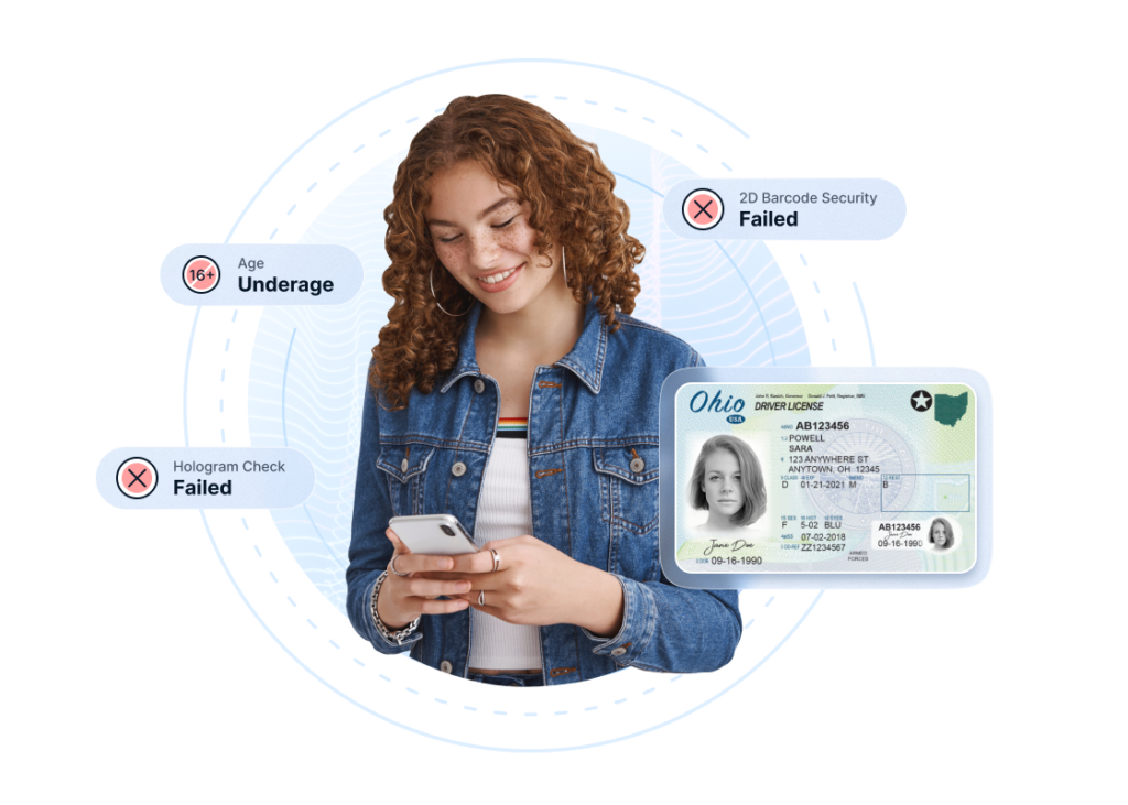 age verification ID scanning fake ID