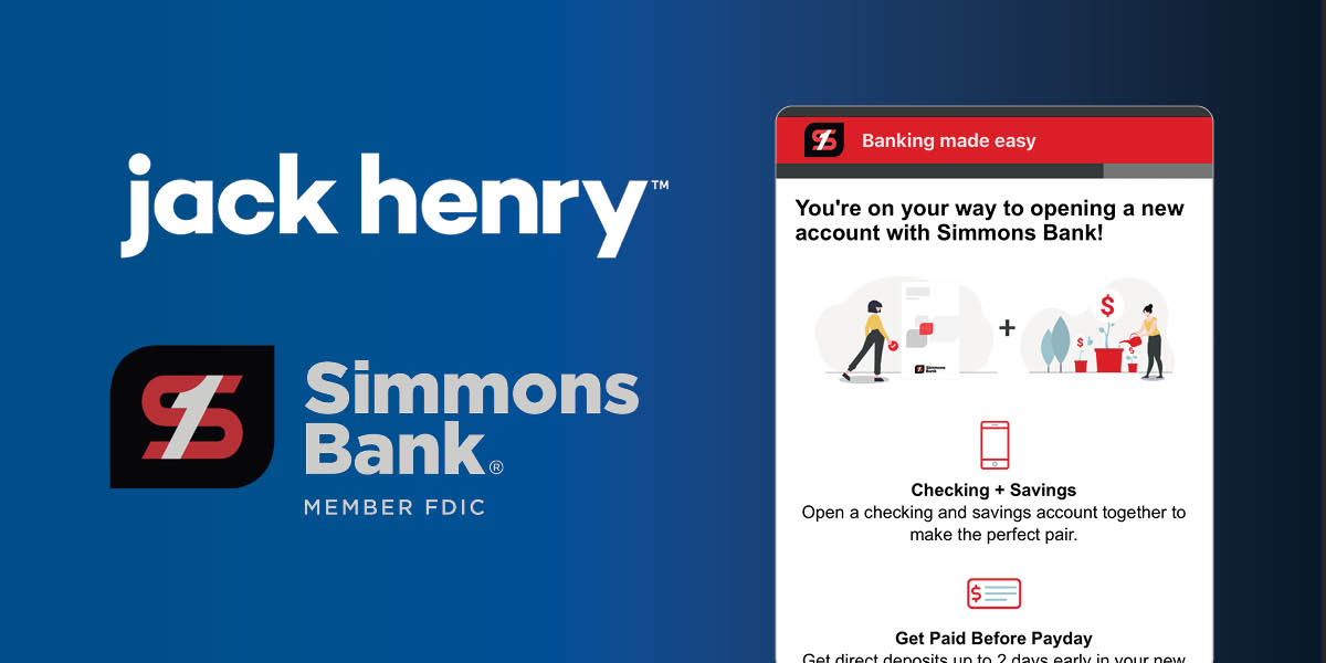 Jack Henry and Simmons Bank partnership header