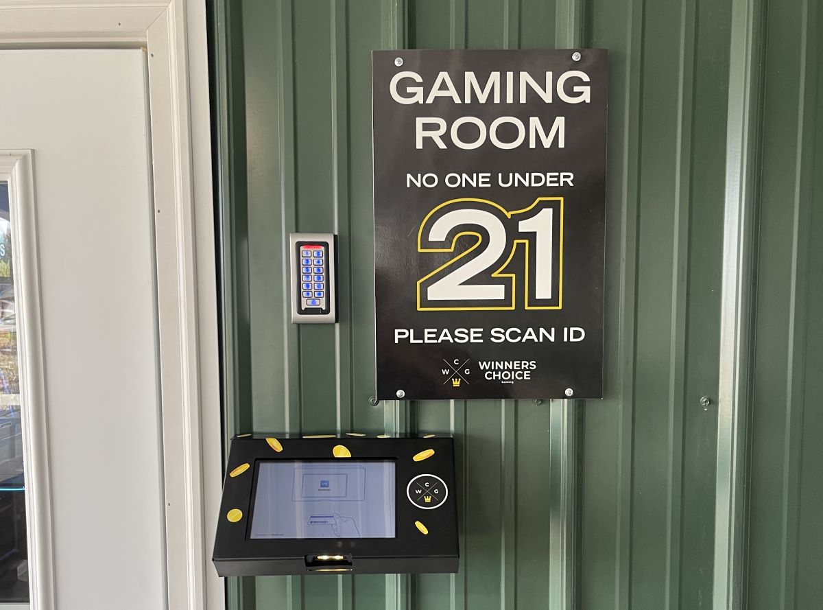 Verilocks access management outside gaming room in Illinois