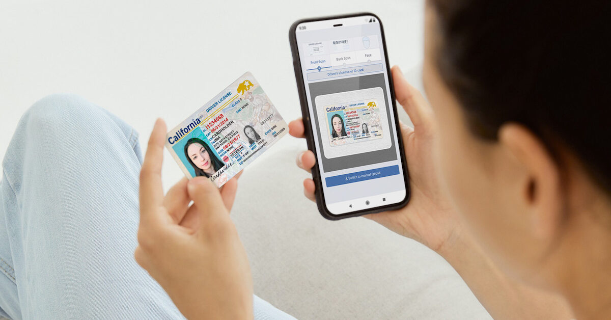 digital identity verification using a mobile device