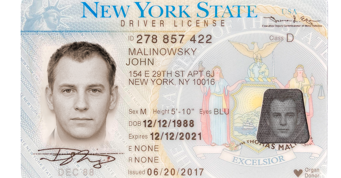 Expired New York driver's license