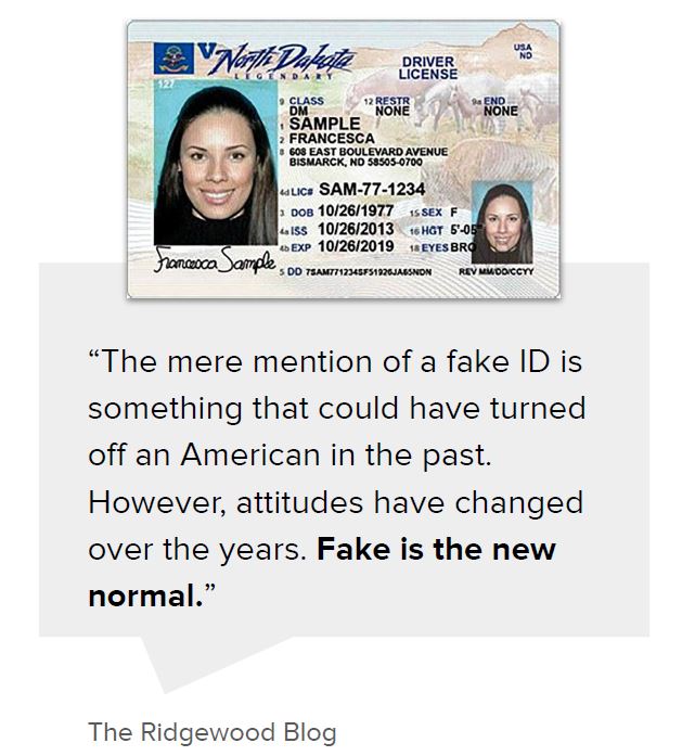 57% of millennials got their fake ID between 18-20. 95% of all ID fraud includes borrowed IDs. 69% of college students in Ohio admitted to owning or using fake ID. 60% of forged fake IDs appear legitimate. 12.5% of college freshmen own a fake ID, while 32% of sophomores do. 