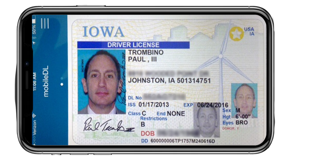 Iowa mobile ID