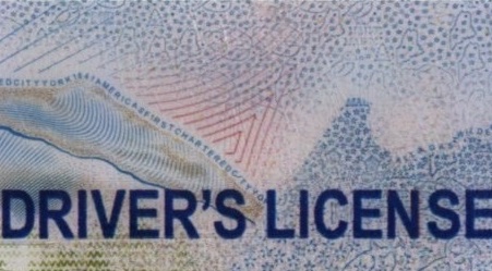 Microprint example from Maine ID