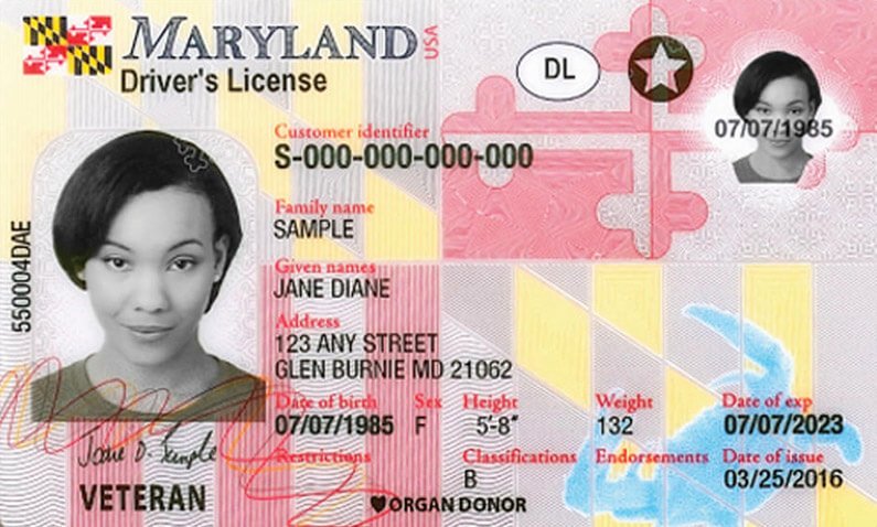 Maryland sample ID