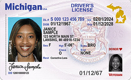 New Michigan ID format and design