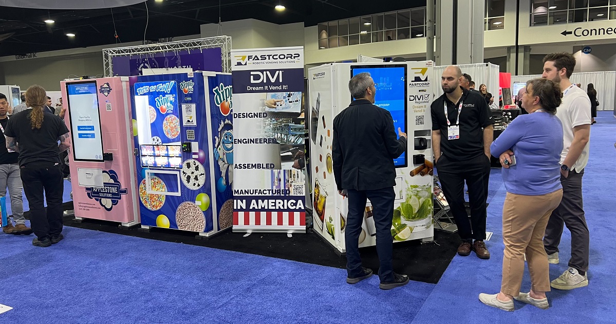 Showcasing age restricted vending at NAMA 2023