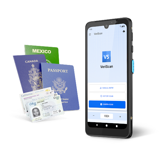 Unitech PA768 ID and Passport Scanner - Mobile ID & Passport Scanning Bundle