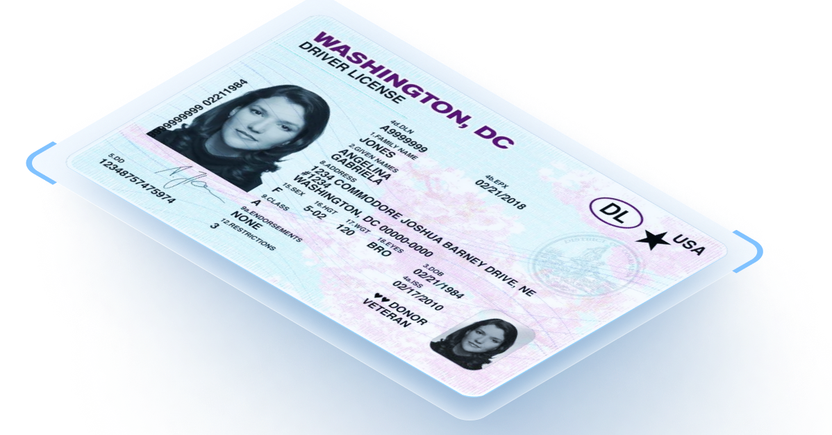 washington DC drivers license