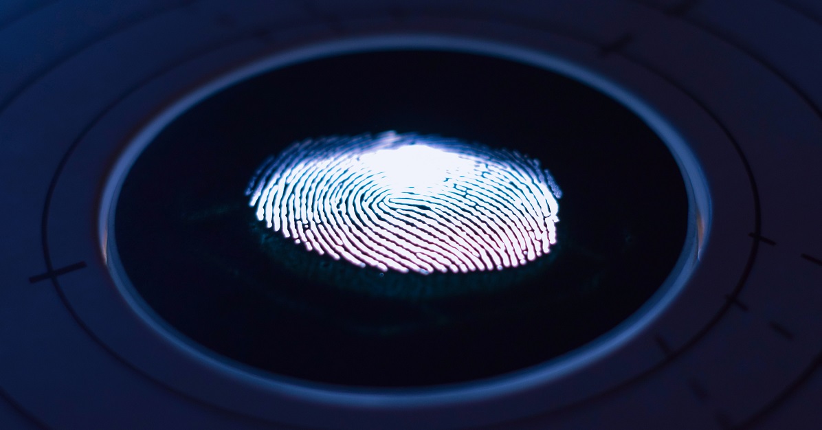 Electric fingerprint scan