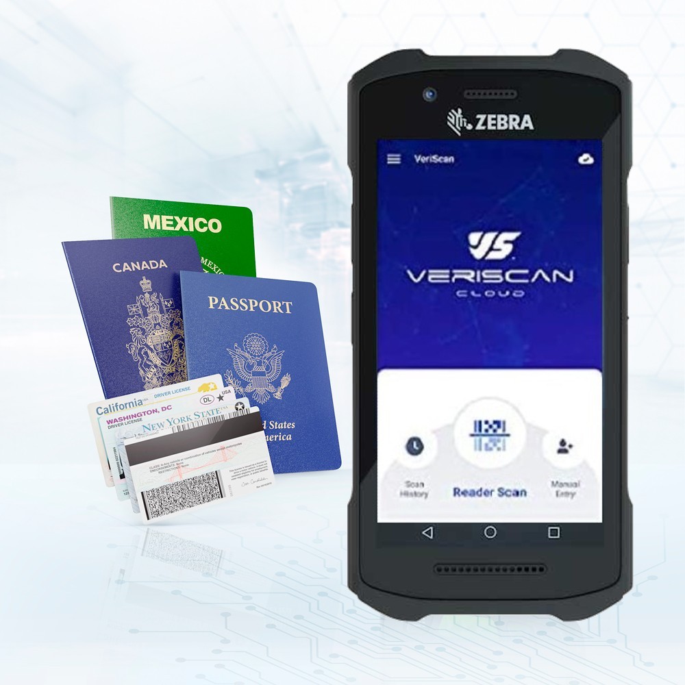 Zebra TC21 ID and Passport Scanner