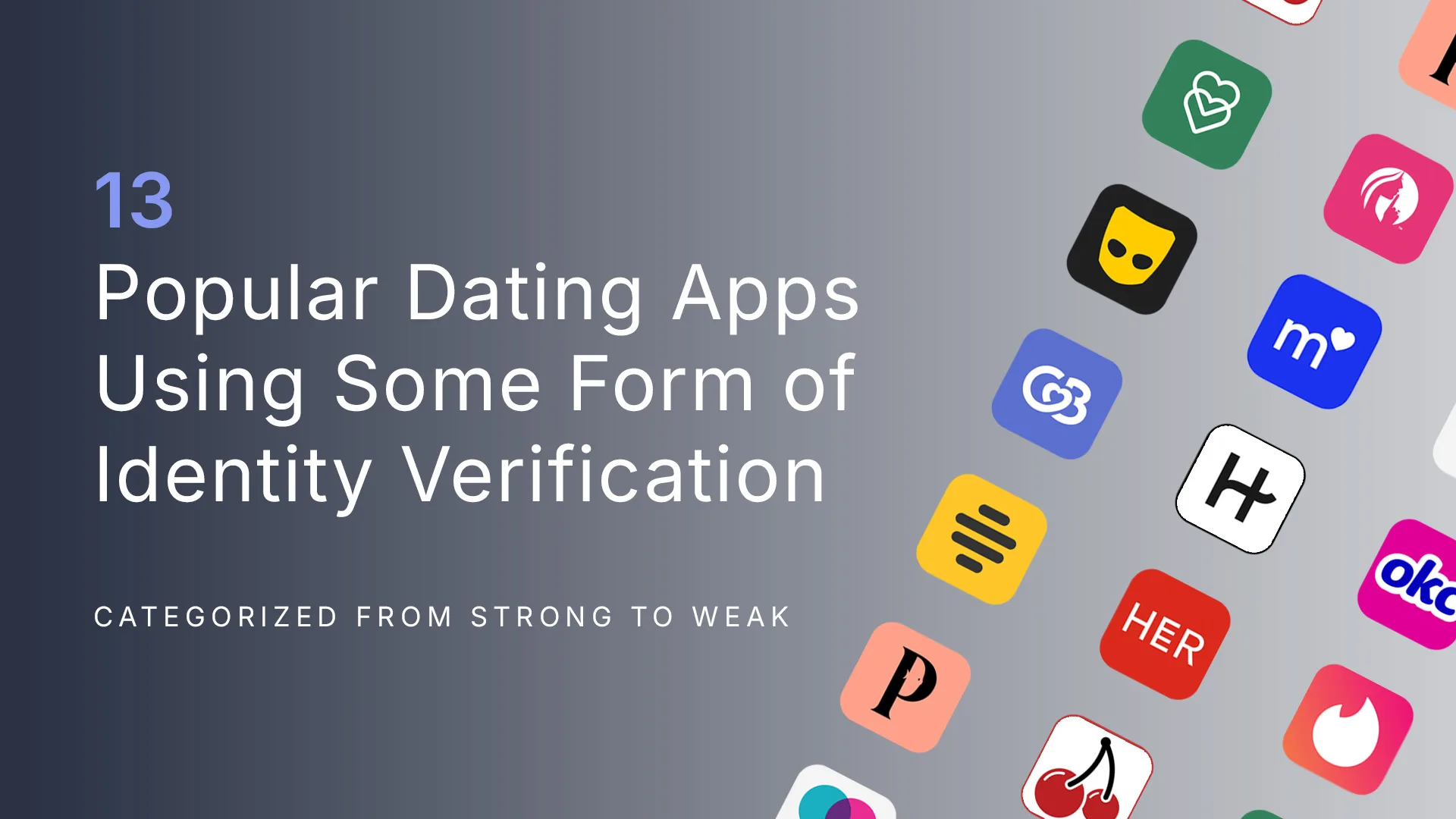 13 popular dating apps that use some form of identity verification