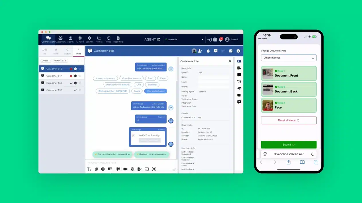 IDScan.net partners wih Agent IQ to integrate directly into the Lynq platform