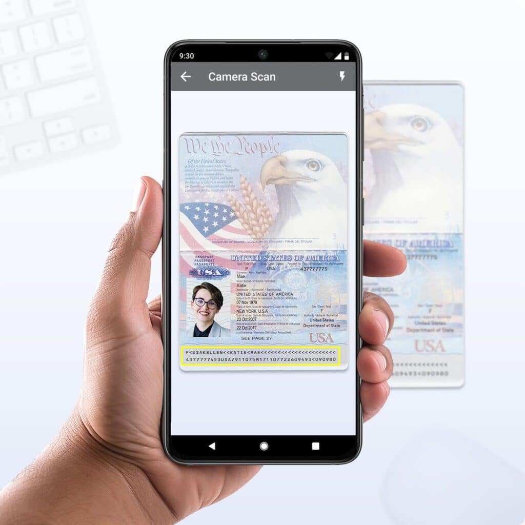 Scanning a passport using an Android device and API