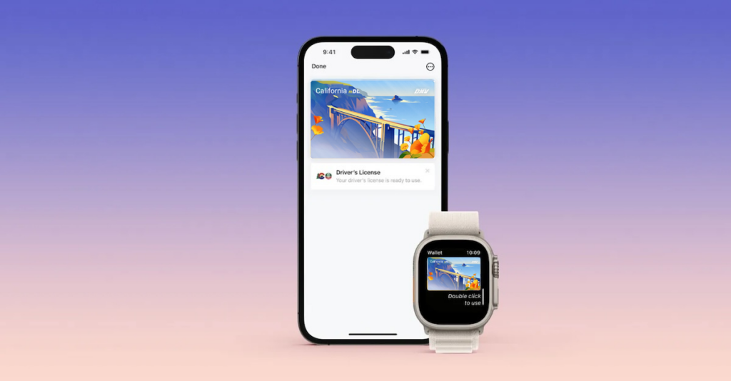 New California mobile ID in the Apple Wallet on iPhone and Apple Watch