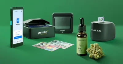ID scanners commonly used by cannabis dispensaries