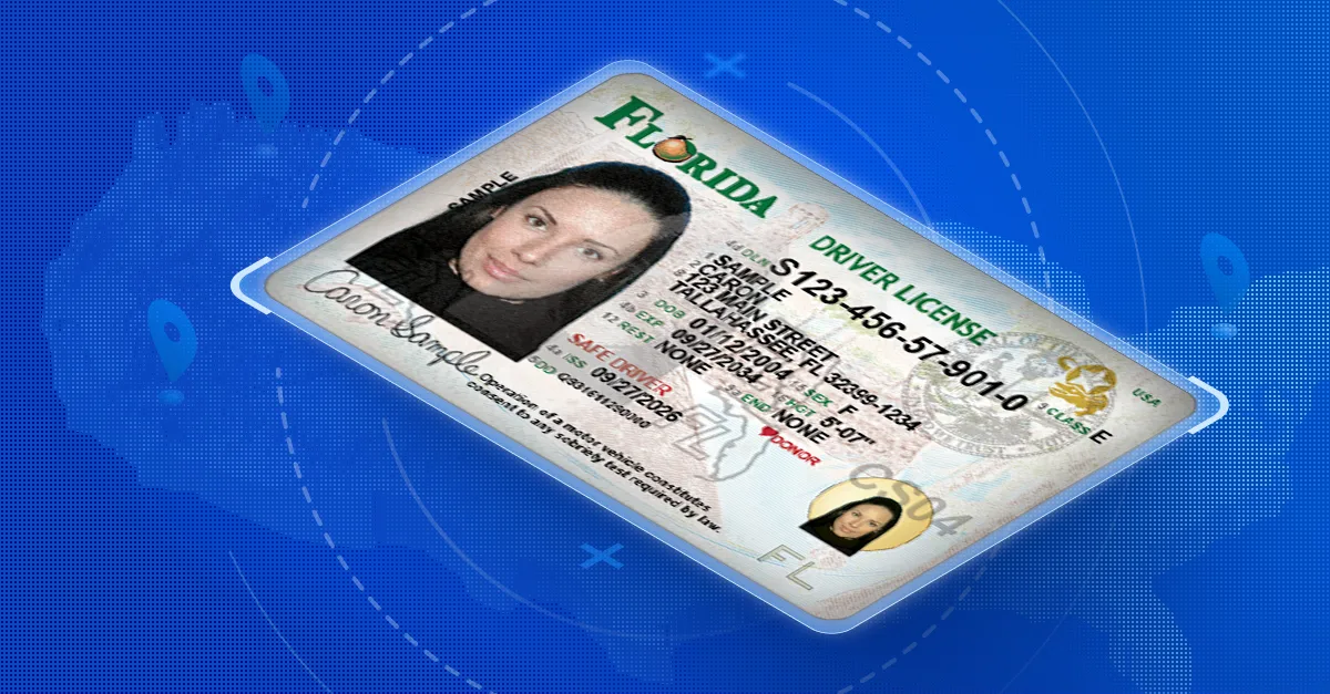 New Florida drivers license and ID card format