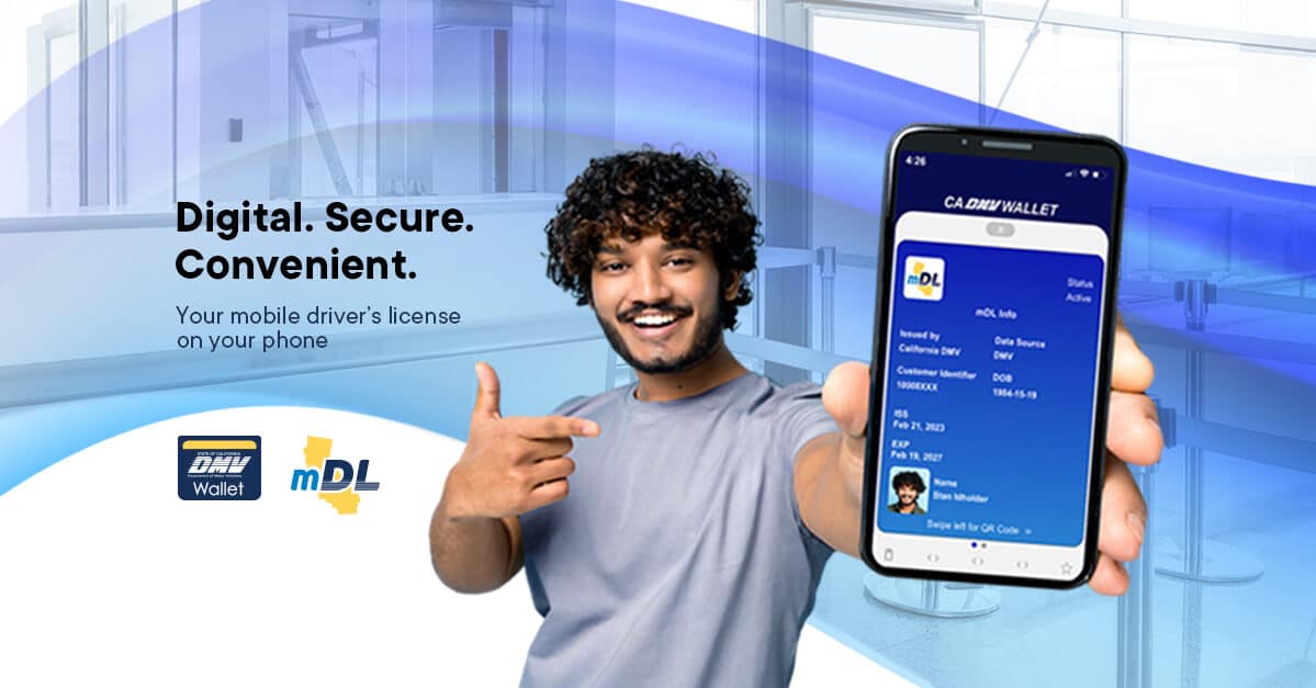 California DMV mobile drivers license