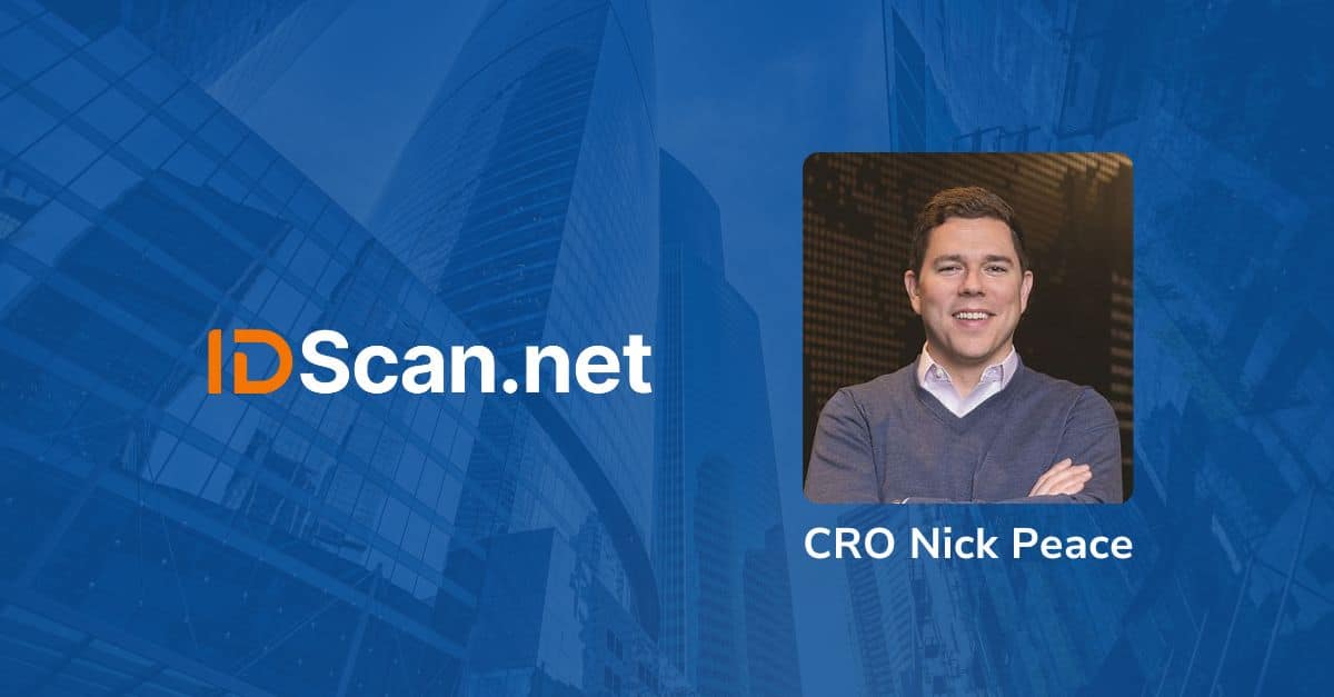 Nick Peace joins IDScan.net team as CRO