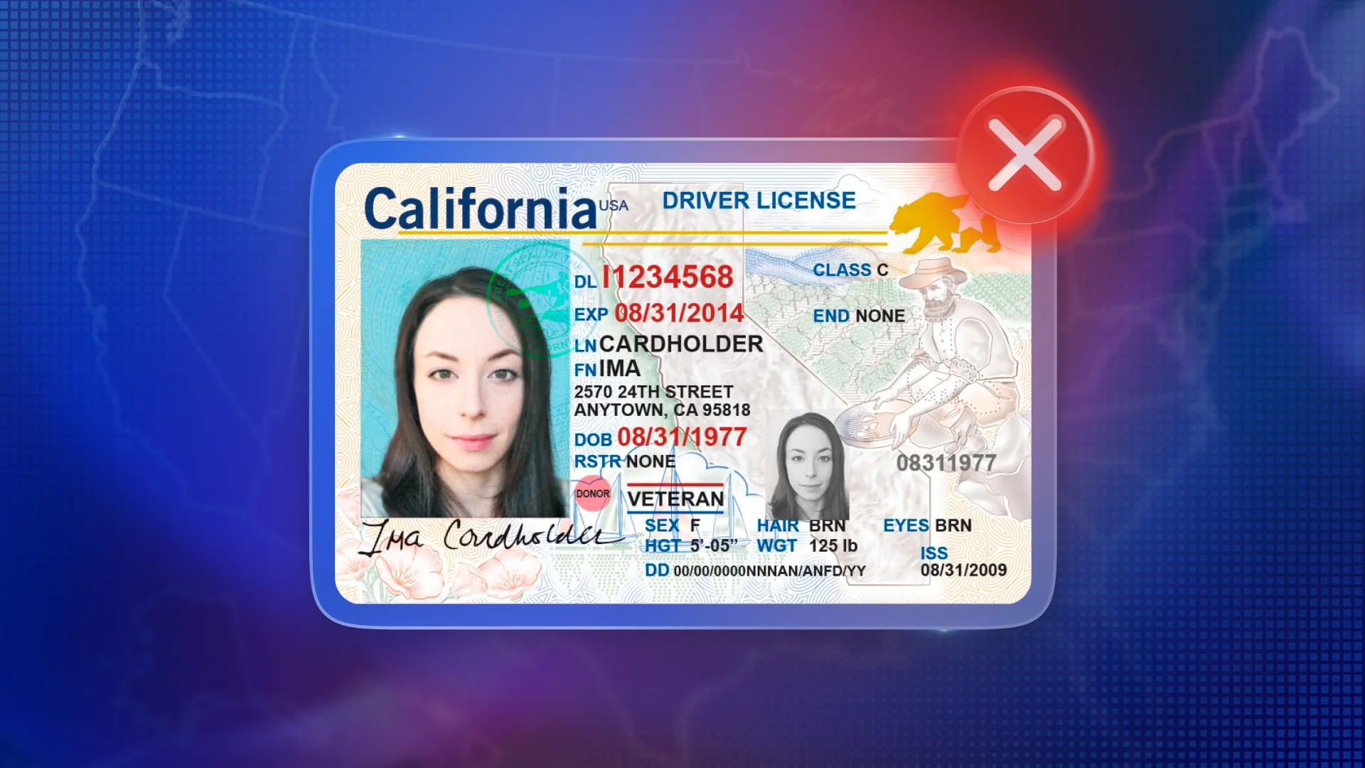 Challenges with the new California drivers license format