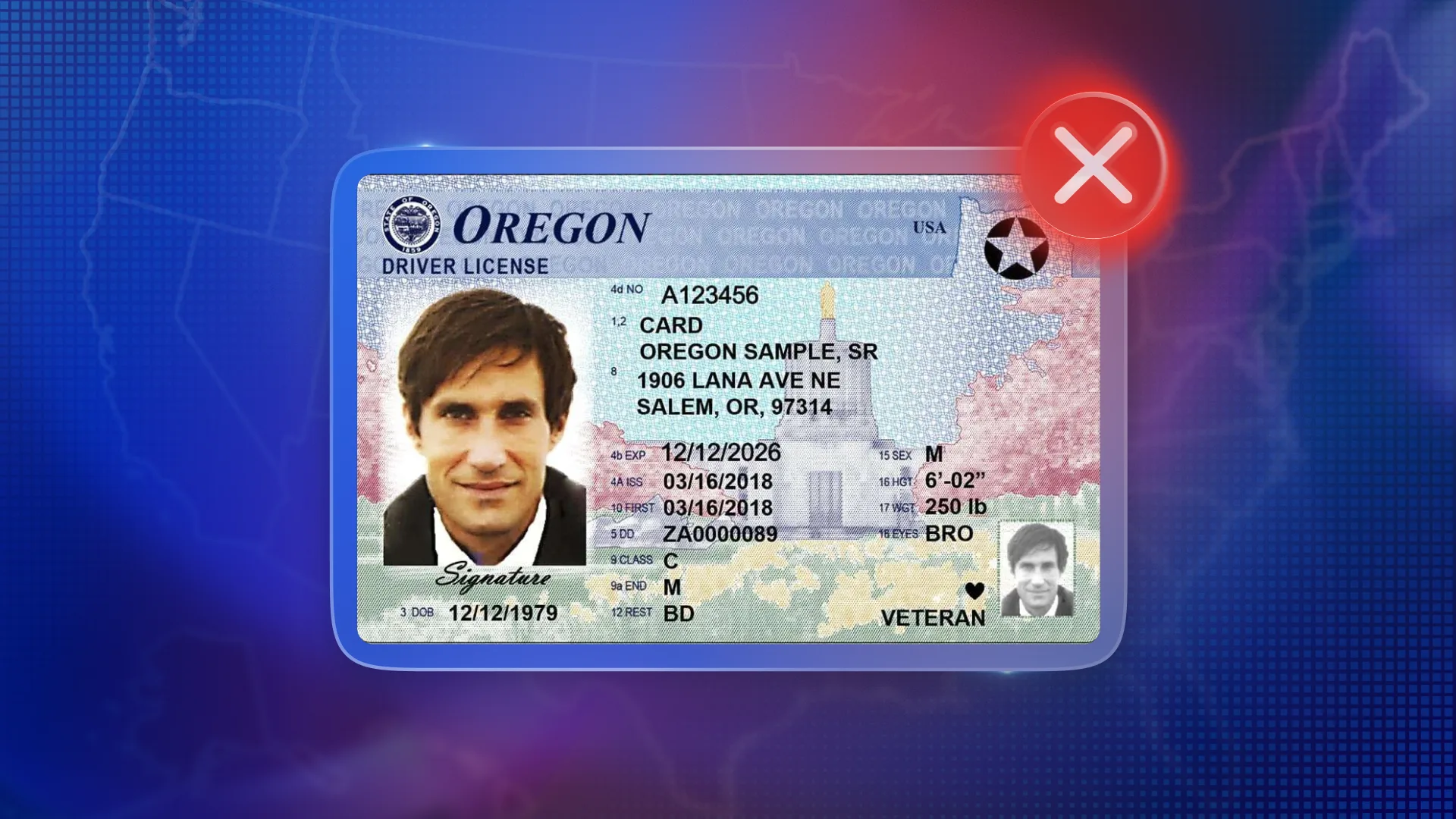 Challenges authenticating newly issued Oregon IDs