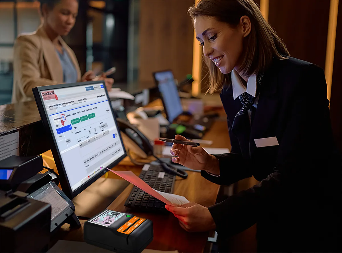 ID scanning, verification, and data auto-population solutions for the hospitality industry and hotel chains