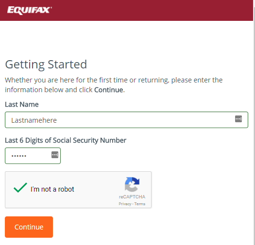 Credit based authentication security check