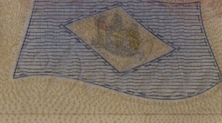 Microprint example from Delaware ID