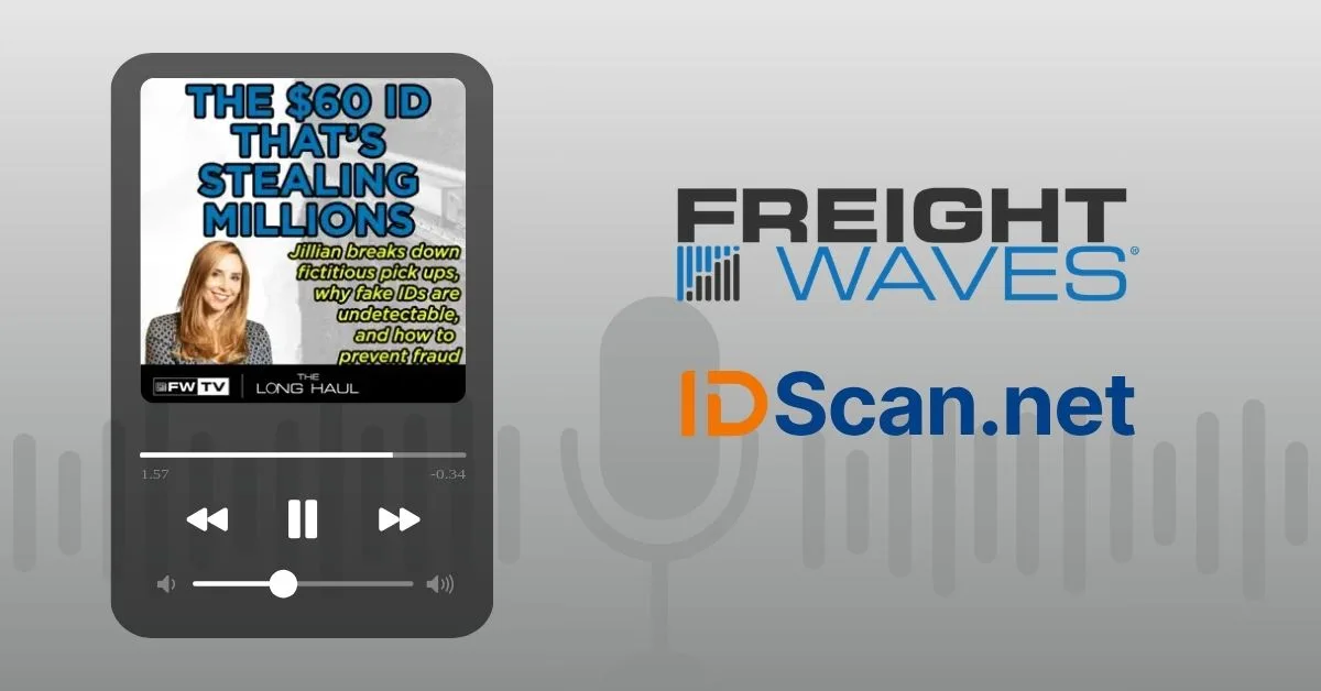 The new cargo theft – fake drivers, real freight with IDScan.net COO Jillian Kossman