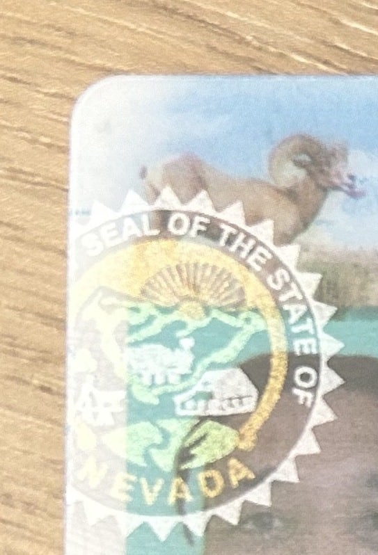 Hologram on ID