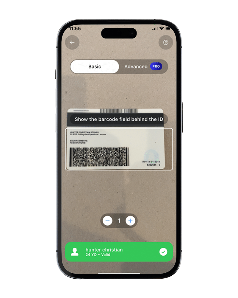 id-scanner-professional-interface