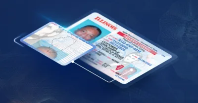 image showing a zoomed in version of an ID with microperforations
