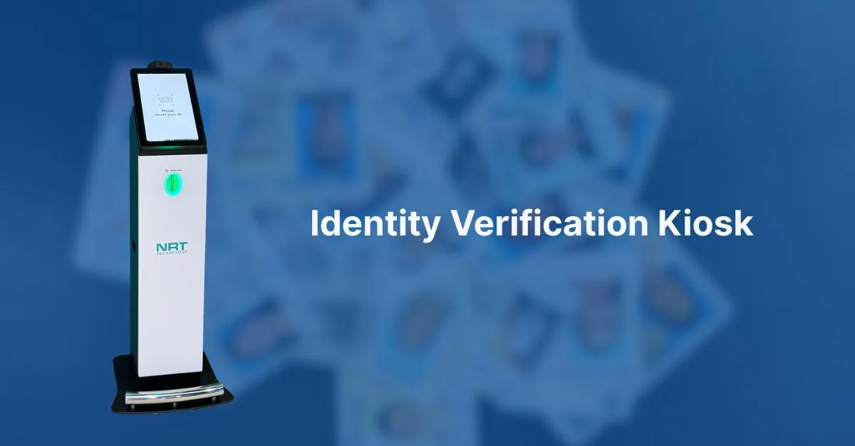 Picture of identity verification kiosk