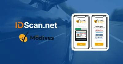 IDScan.net and Modives integration on CheckMy Driver press release cover photo