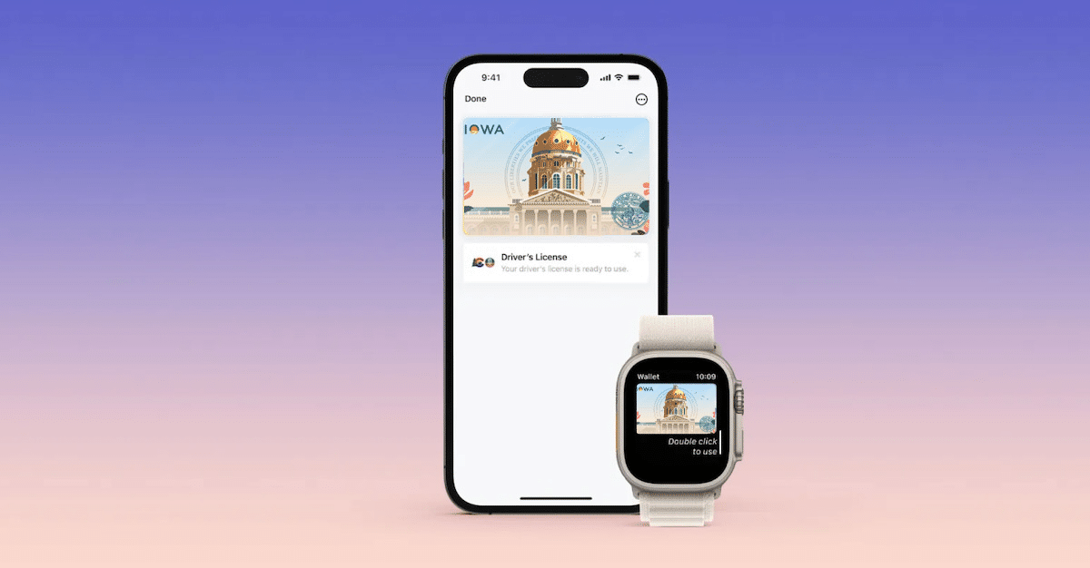 New Iowa mobile ID in Apple Wallet on iPhone and Apple Watch