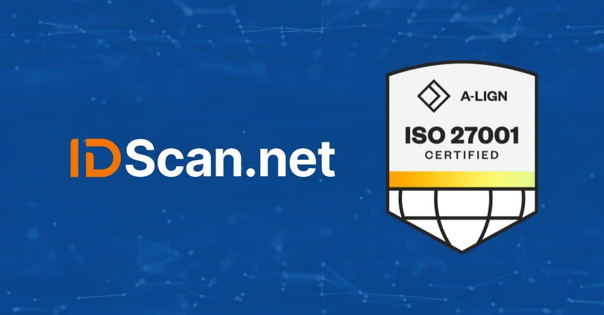 IDScan.net achieves ISO 27001 certification, strengthening commitment to data security and privacy