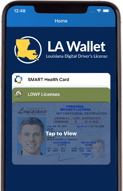 LA Wallet digital ID application for Louisiana