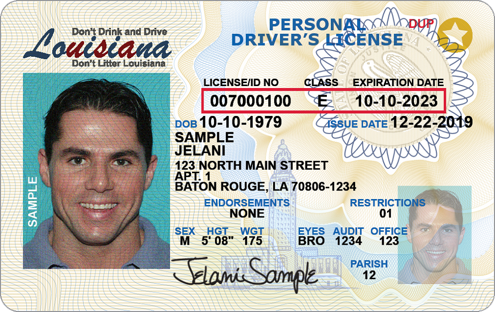 Louisiana sample ID