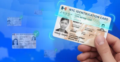 Municipal ID example