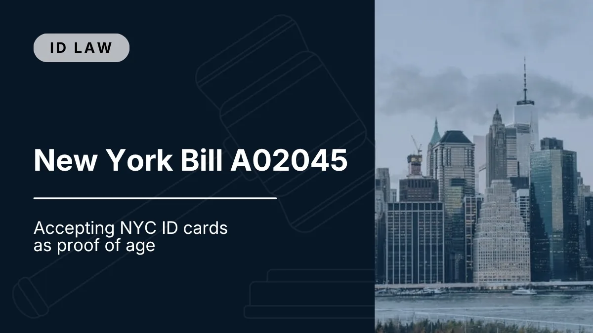 New York Bill A02045 | Accepting NYC ID cards as proof of age