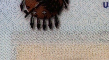Microprint example from Oklahoma ID