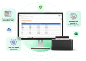 screenshot of a form filled via an ID scan using ParseLink software