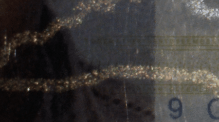 State ID pearlescent overlay security feature example