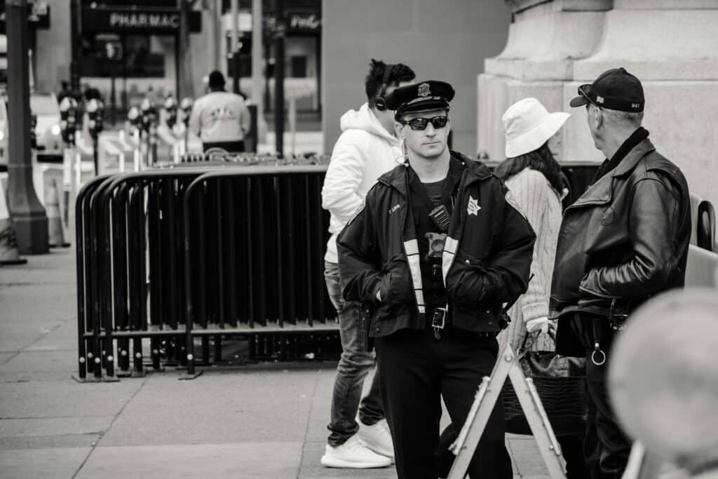Security guard patrol