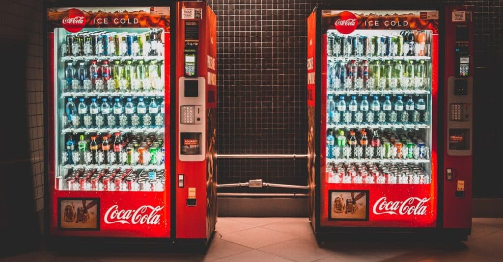 two vending machines side by side