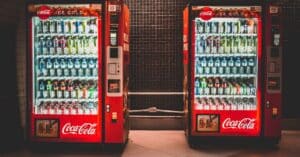 two vending machines side by side