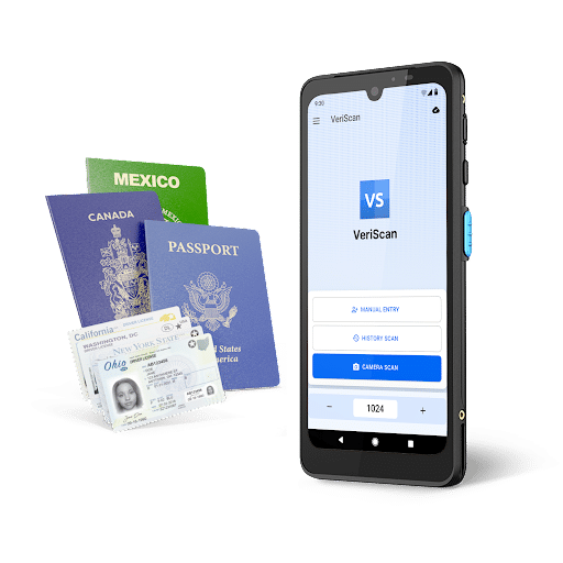Unitech PA768 Handheld 2D barcode ID and Passport Scanner